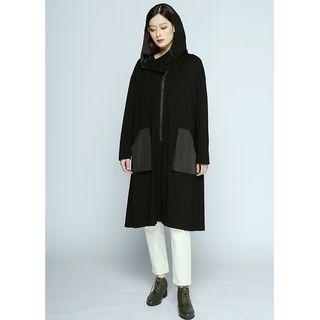 Hoodie Dress Black - One Size