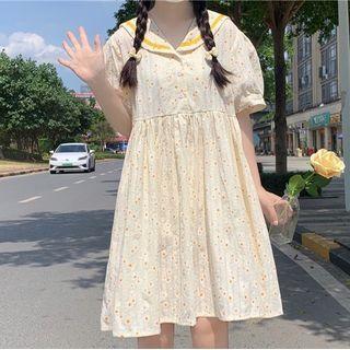 Daisy Dress Light Yellow - One Size