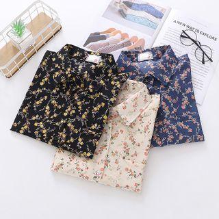 Floral Print Shirt / Short-sleeve Shirt