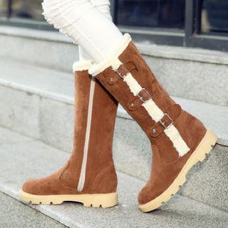 Platform Mid-calf Snow Boots