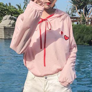 Heart-accent Hoodie