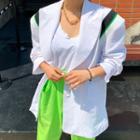 Short-sleeve Ripped T-shirt / Tapered Pants