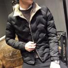 Faux Shearling Lined Padded Jacket