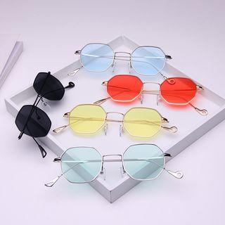 Polygon Colored Lens Sunglasses