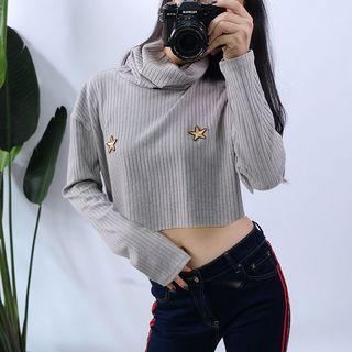 Turtleneck Cropped Top