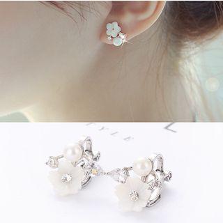 Flower Clip-on Earrings