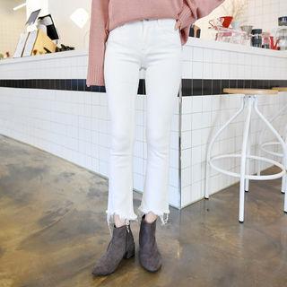 Brushed Fleece Lined Boot-cut Pants