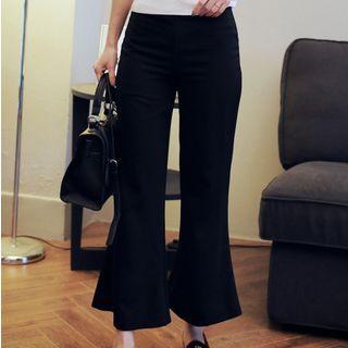 Boot Cut Cropped Pants