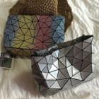 Geometric Glitter Shoulder Bag As Shown In Figure - One Size