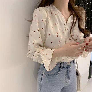 Heart Print Blouse / Camisole