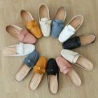 Colored Knotted Loafers In 2 Types