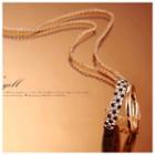 Rhinstone Ring Necklace