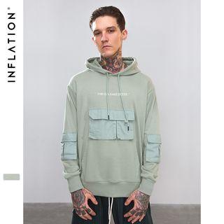 Multi-pocket Hooded Pullover