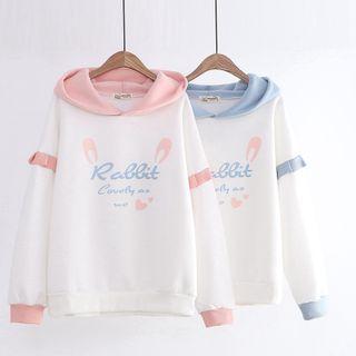 Print Hoodie / Baggy Jeans / Set