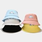 Dolphin Embroidered Bucket Hat