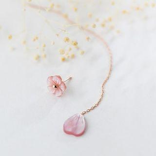 Flower Asymmetric Earring