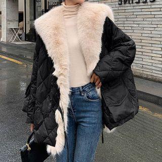 Fluffy-lined Quilted Jacket