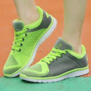 Florescent Mesh Sneakers