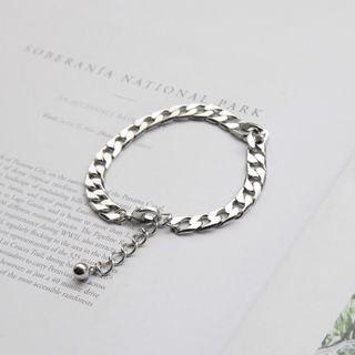 Couple Steel Bracelet Silver - One Size