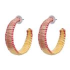Woven Open Hoop Earring