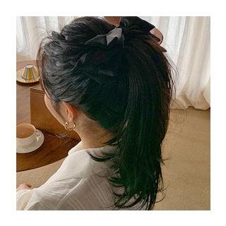 Satin Bow Hair Barrette