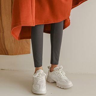 Wide-waistband Thermal Leggings