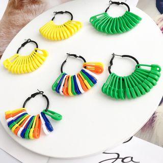 Safety Pin Dangle Earring