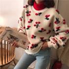 Turtleneck Cherry Blossom Sweatshirt