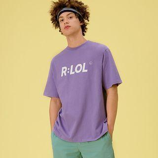 [r:lol] Couple Letter T-shirt