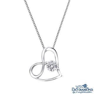 18k White Gold Diamond Heart Pendant Necklace (16)