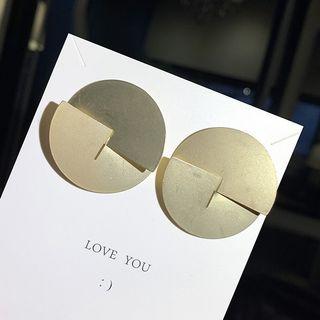 Disc Earring As Shown In Figure - One Size