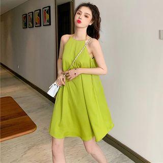 Sleeveless Dress Green - One Size