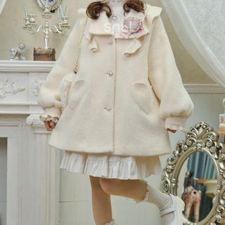 Ruffle Collared Jacket