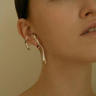 Faux Crystal / Faux Pearl / Irregular Alloy Earring