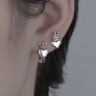 Crown & Heart Alloy Earring