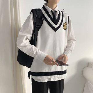 Badge Knit Vest