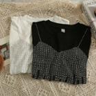 Details Rhinestone Loose T-shirt