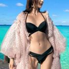 Set: Plain Bikini + Light Jacket