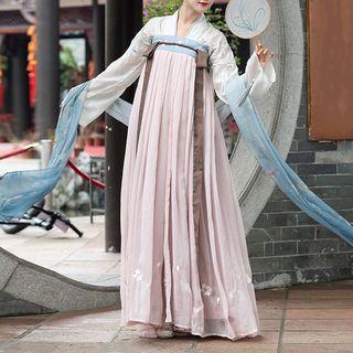 Long-sleeve Top / Maxi Skirt / Scarf