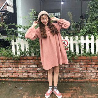 Long Balloon Sleeve Dress