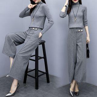 Set: Turtleneck Sweater + Dress Pants