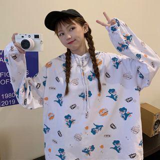 Dinosaur Pattern Hoodie