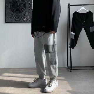Patchwork Harem Sweatpants