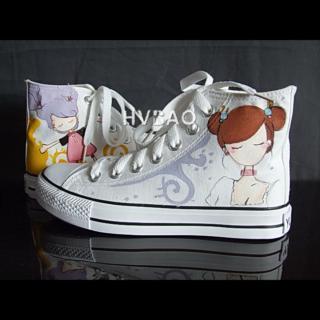 Royalty High-top Canvas Sneakers