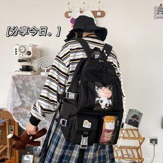 Pvc Panel Multi-section Backpack / Bag Charm