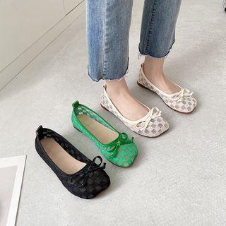 Bow Checkerboard Flats