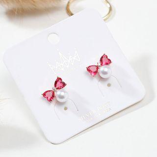 Rhinestone Stud Earring (various Design)