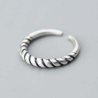 Strip Open Ring Silver - One Size