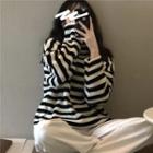 Striped Crewneck Sweater Stripe - One Size