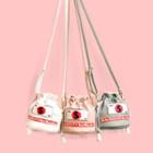 Printed Tasseled Bucket Bag